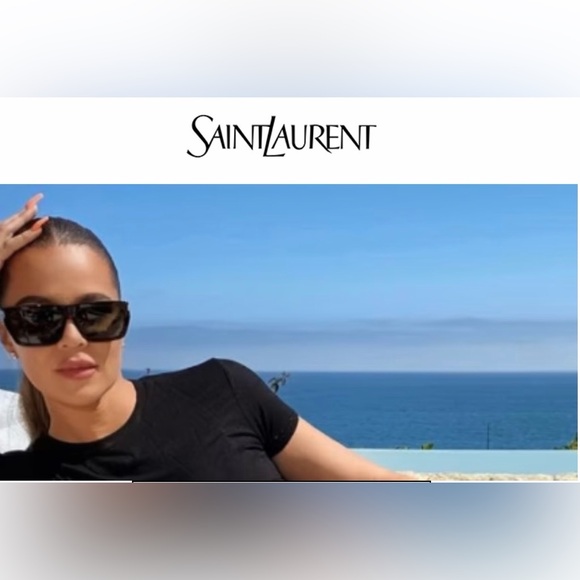 Saint Laurent  Black Sunglasses with Original YsL Case - Picture 3 of 15